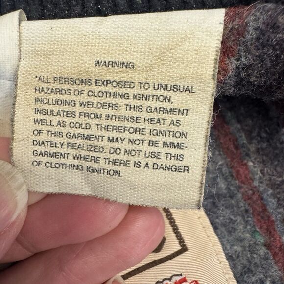 VTG Walls Blizzard Pruf Denim Barn Coat – Men’s XL Blanket lined- Work jacket - Picture 8 of 13